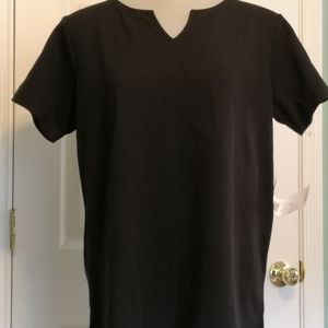 Women's Josephine Chaus Black top, size S.